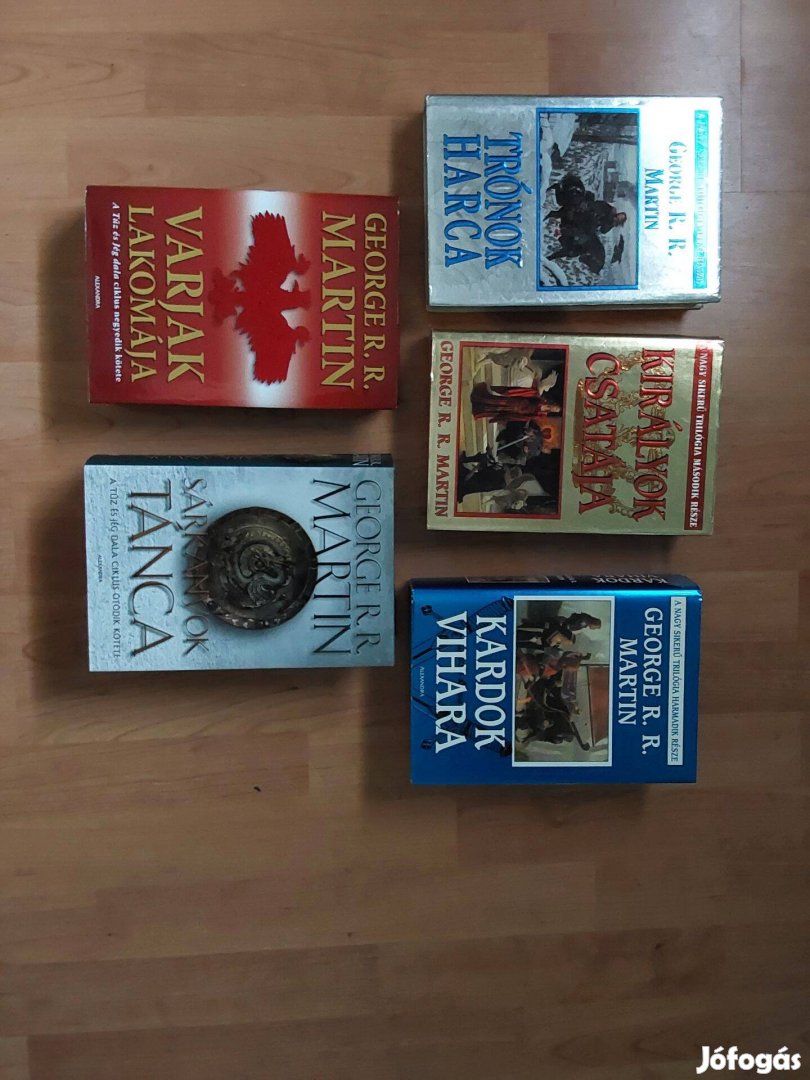 George R. R. Martin Trónok harca 1 - 5 kötet