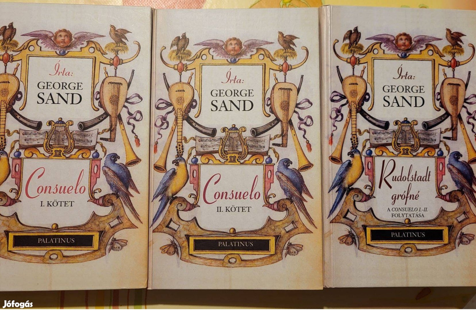George Sand: Consuelo I-II + folytatás Rudolstadt grófné