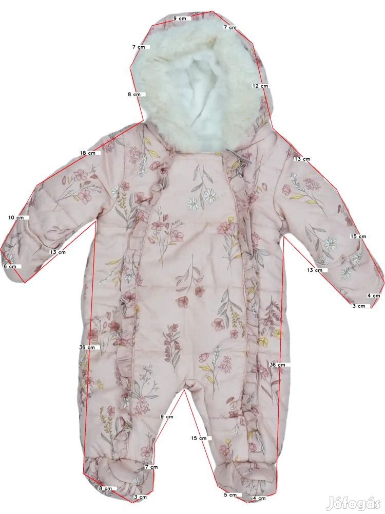 George Új (címkés) Lány Baby overál (Méret: 80)