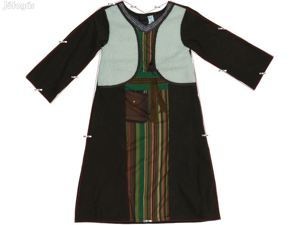George Új (címkés) Lány Jelmez (Méret: 116)