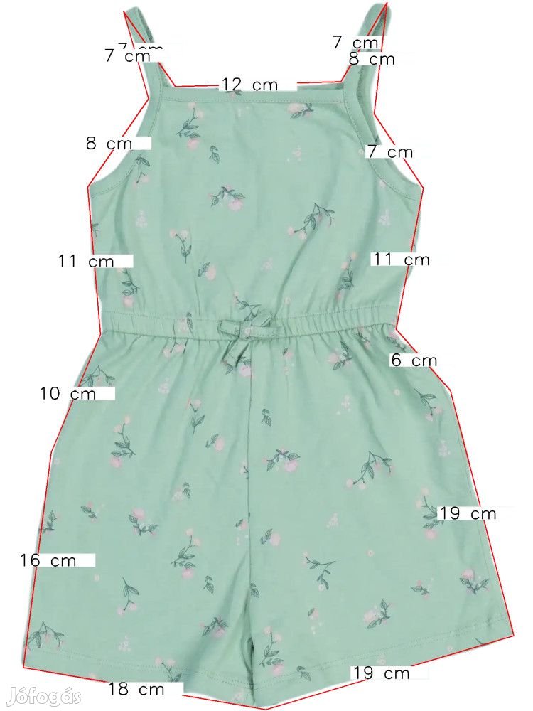 George Új (címkés) Lány Playsuit / Jumpsuit (Méret: 92)