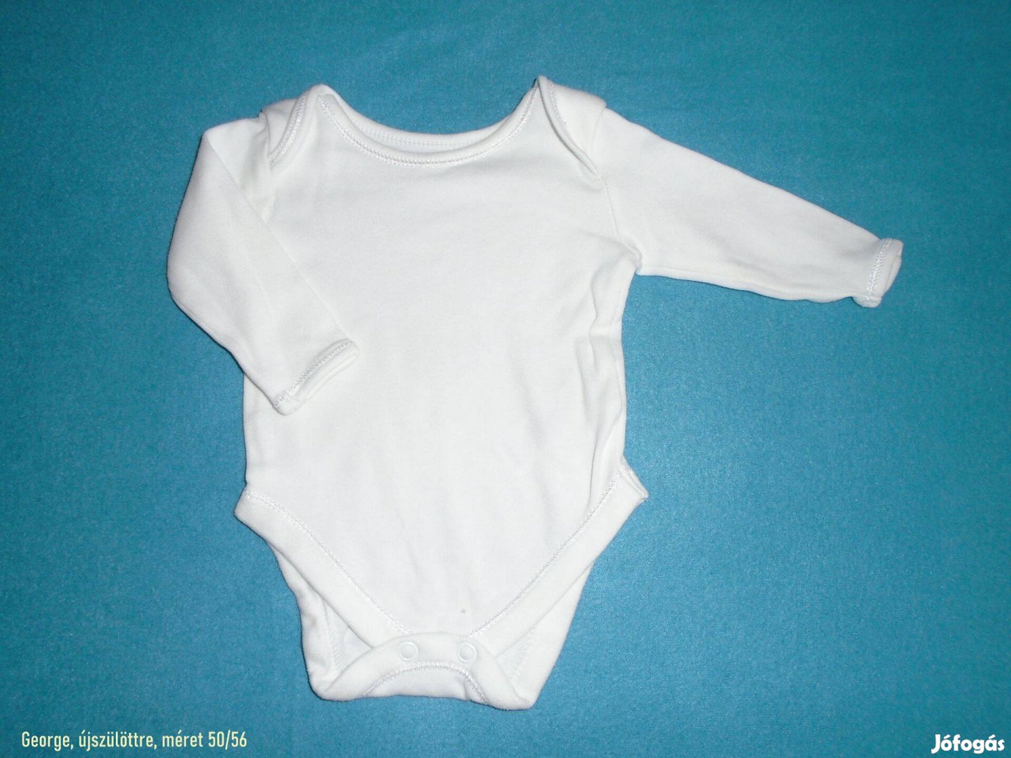 George hosszú ujjú body újszülöttre méret 50 56