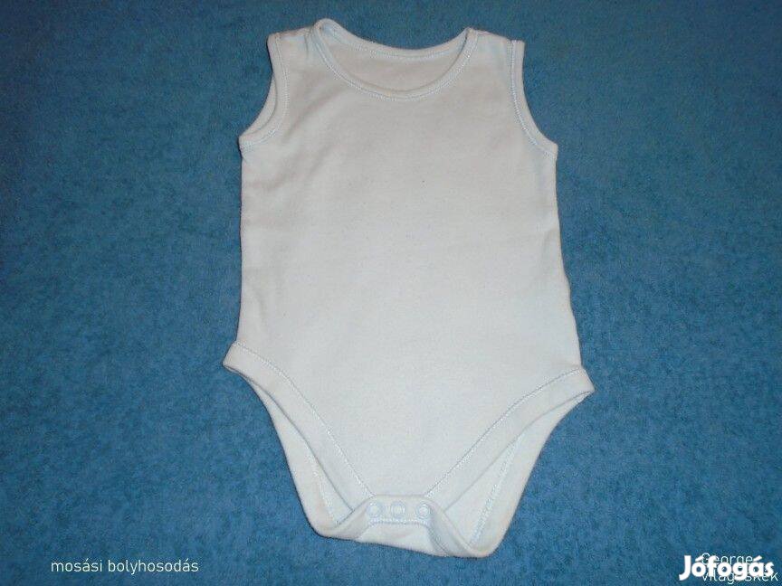 George kék színű ujjatlan body 12-18 hó méret 80 86