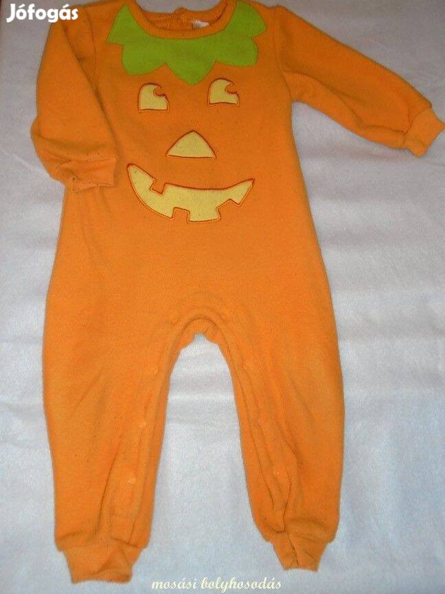 George narancssárga színű polár rugdalózó 12-18 hó méret 86