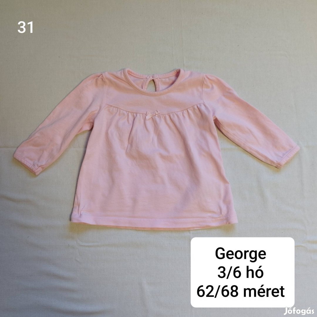 George rózsaszín felső 6268 méret