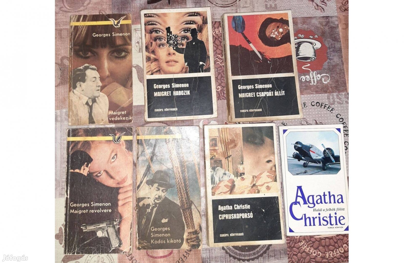 Georges Simenon, és Agatha Christie könyvei eladó