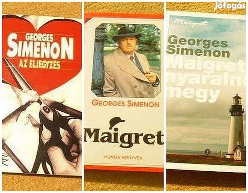 Georges Simenon könyvek (3 kötet) - Új könyvek