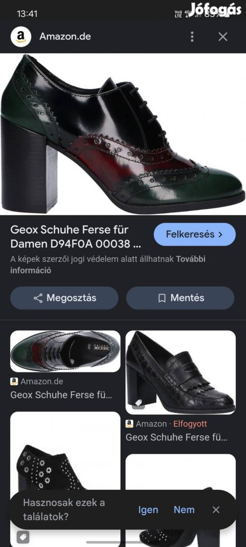 Geox gyönyörű elegáns 38-as női cipő.