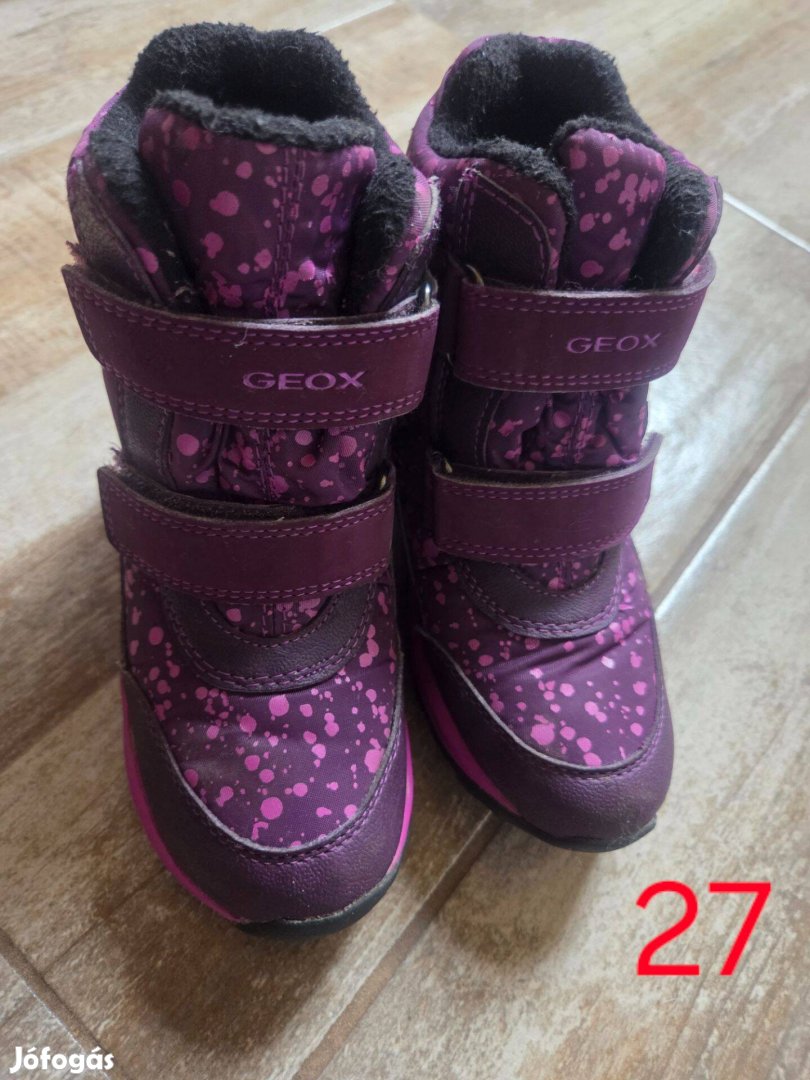 Geox lila kislány hótaposó 27 méretben
