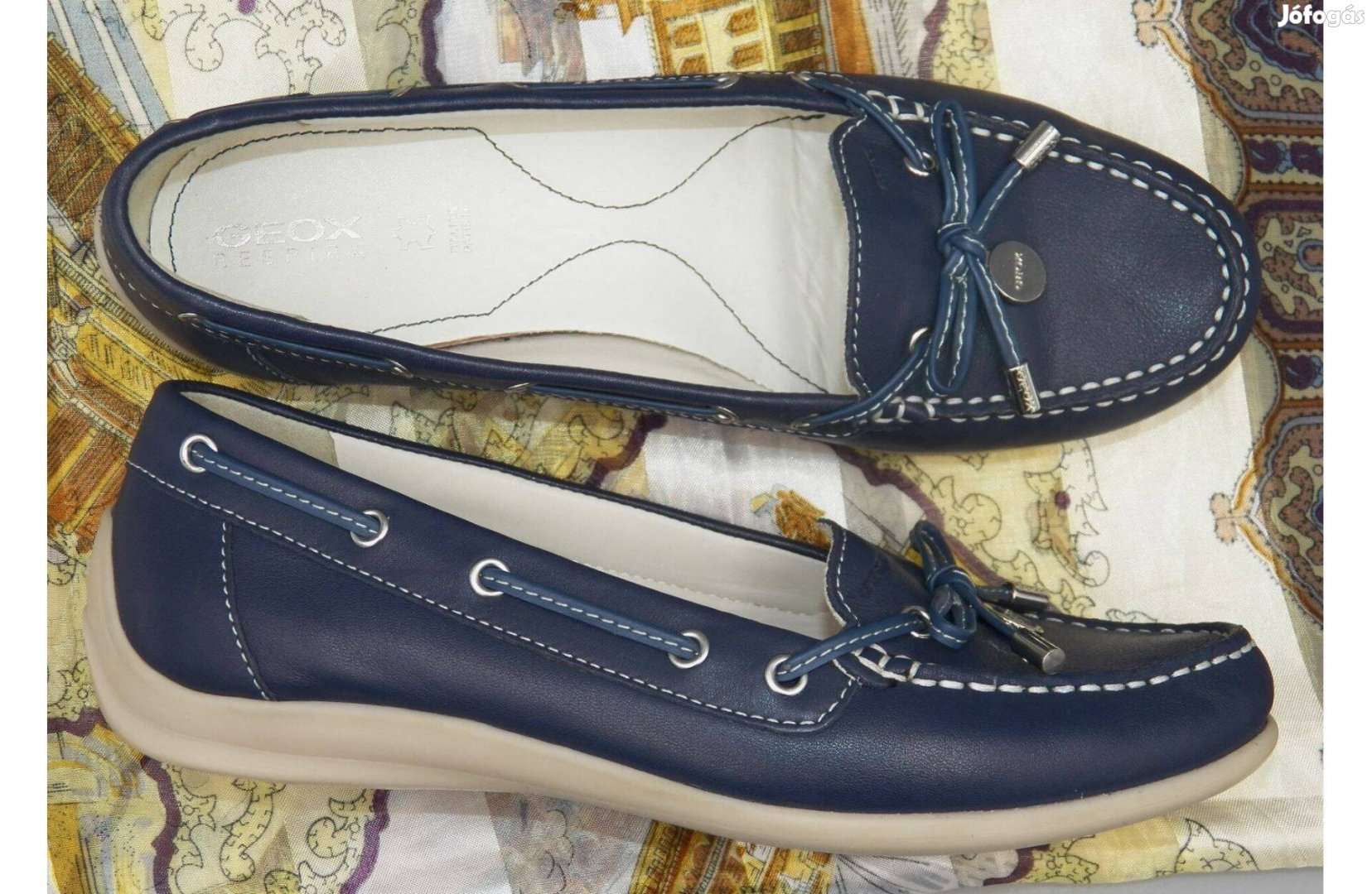 Geox újszerű bőr mokaszin, 38,5 39 -es