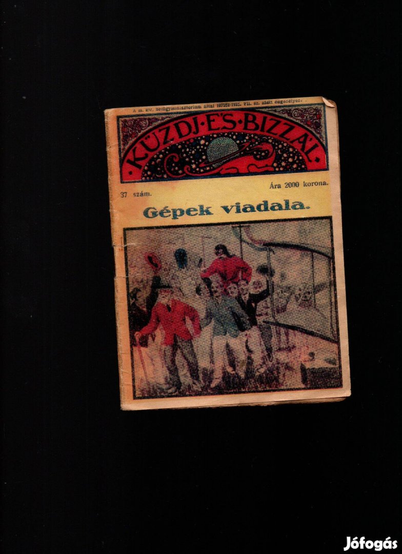 Gépek viadala - sci-fi ritkaság 1925