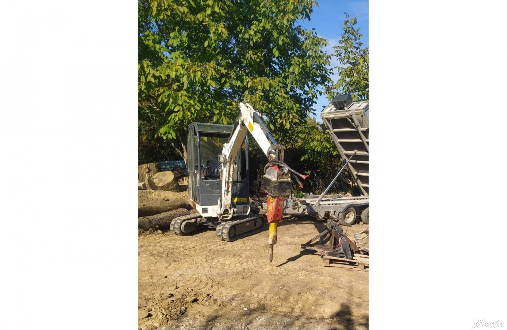 Gépi Földmunka Mini Bobcat