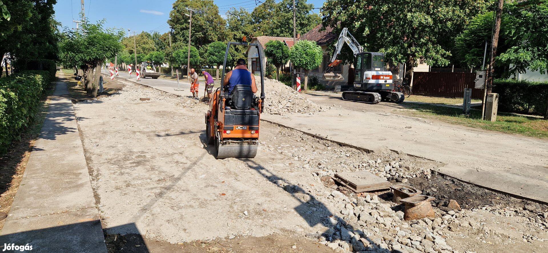 Gépi Földmunka, Térkövezés, betonozás, útépítés, aszfaltozás, bontás