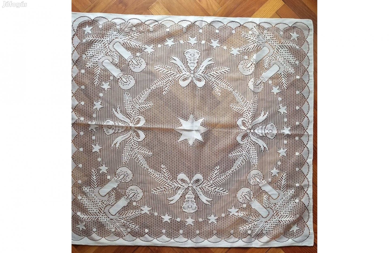 Gépi csipke terítő 2 db