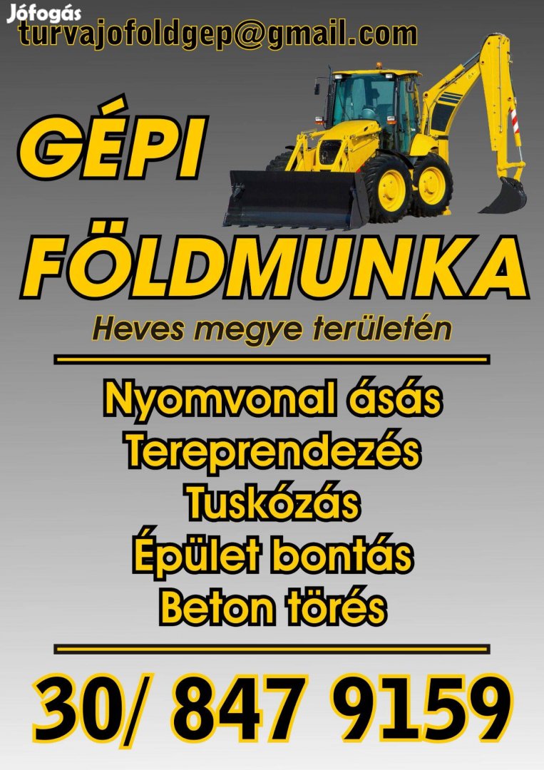 Gépi földmunka