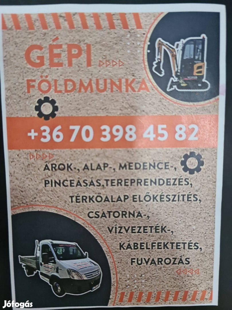 Gépi földmunka