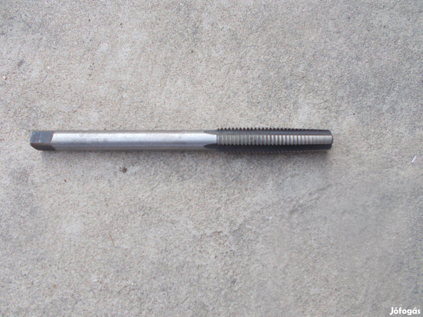 Gépi hosszú szárú anyamenetfúró M18-as, HSS, egyenes