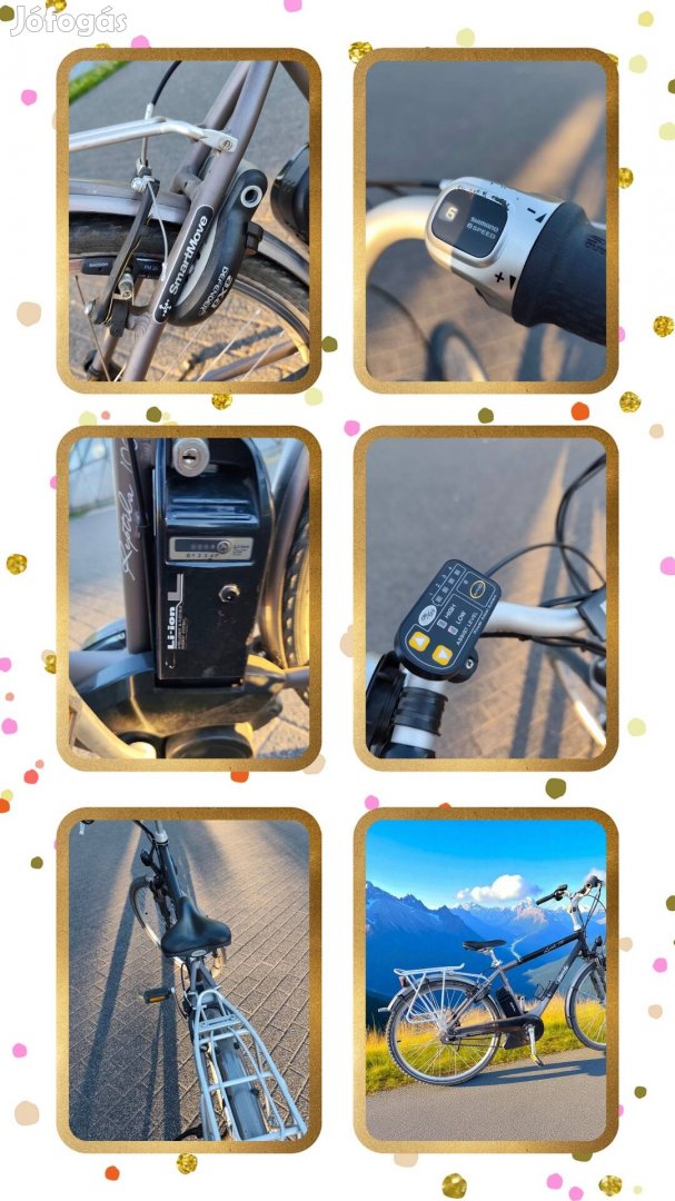 Gepida Elektromos kerékpár E-Bike Áron alul eladó 