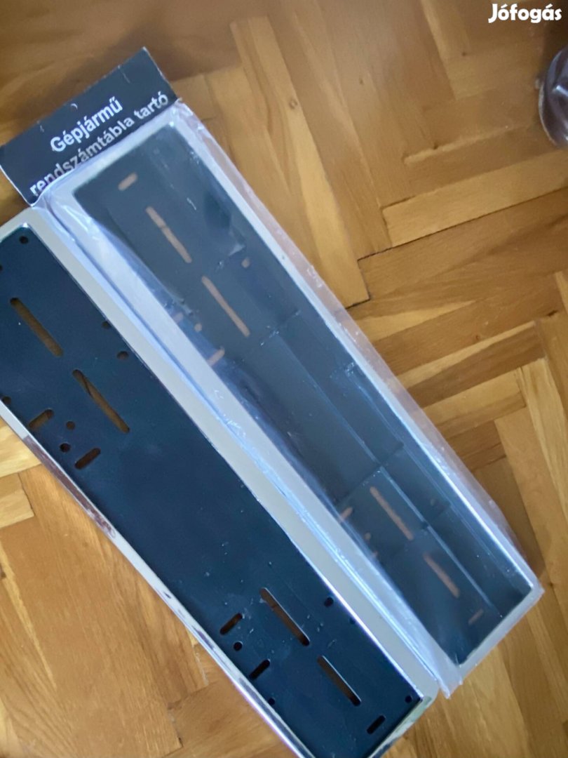 Gépjármű rendszámtábla tartó új 2 db eladó!