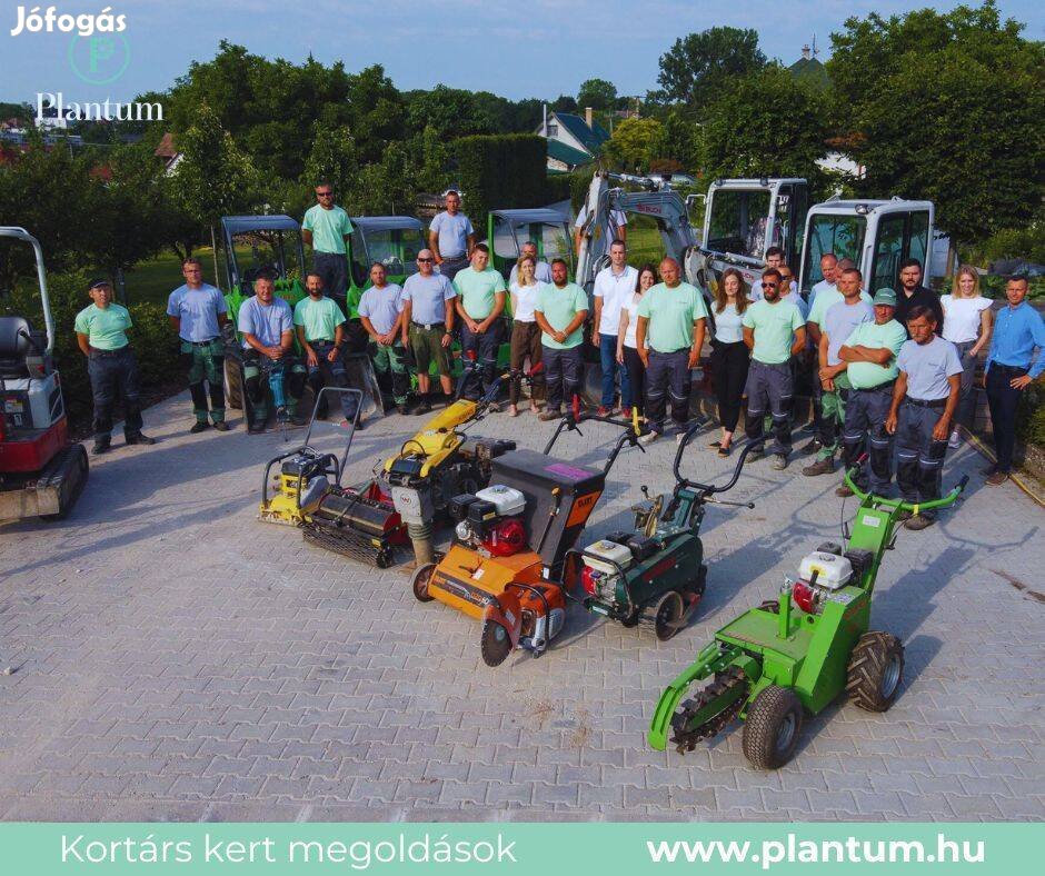 Gépkezelő állás - Kertépítés