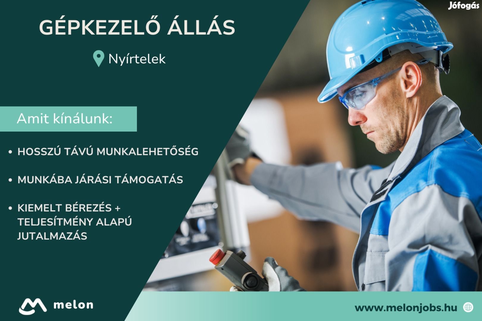 Gépkezelő álláslehetőség