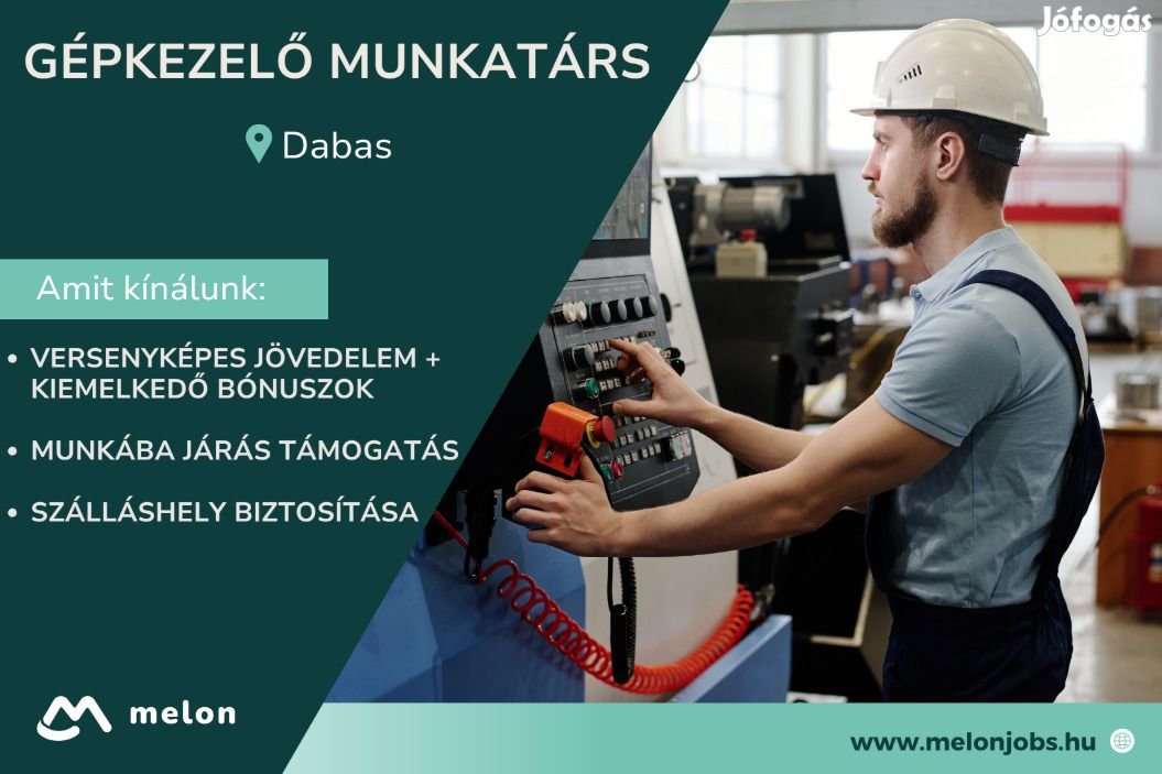 Gépkezelő munkatárs