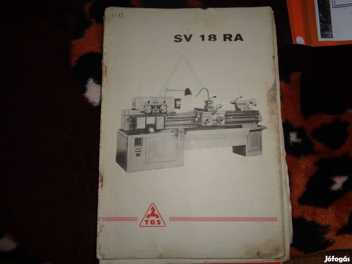 Gépkönyv TOS SV18RA gép könyv