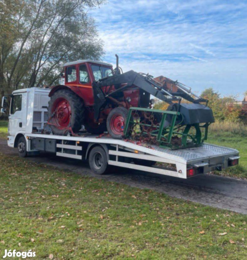 Gépszállítás Mobilház Fuvar Traktor Pótkocsi Túlméretes Országos