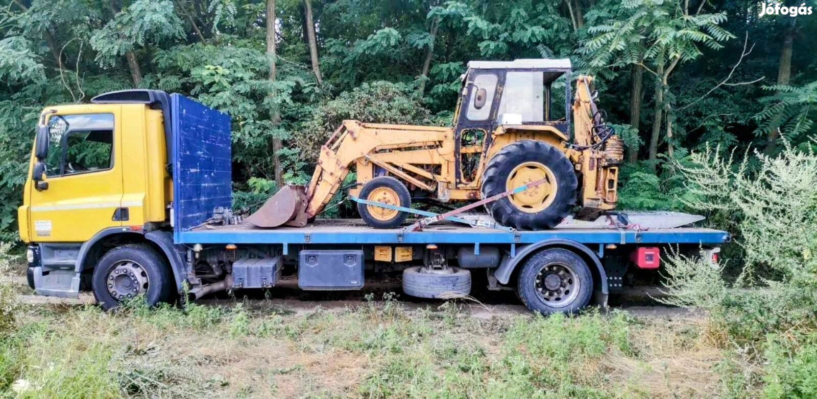 Gépszállítás Mobilház Szállítás Traktor Vetőgép Trélerezés