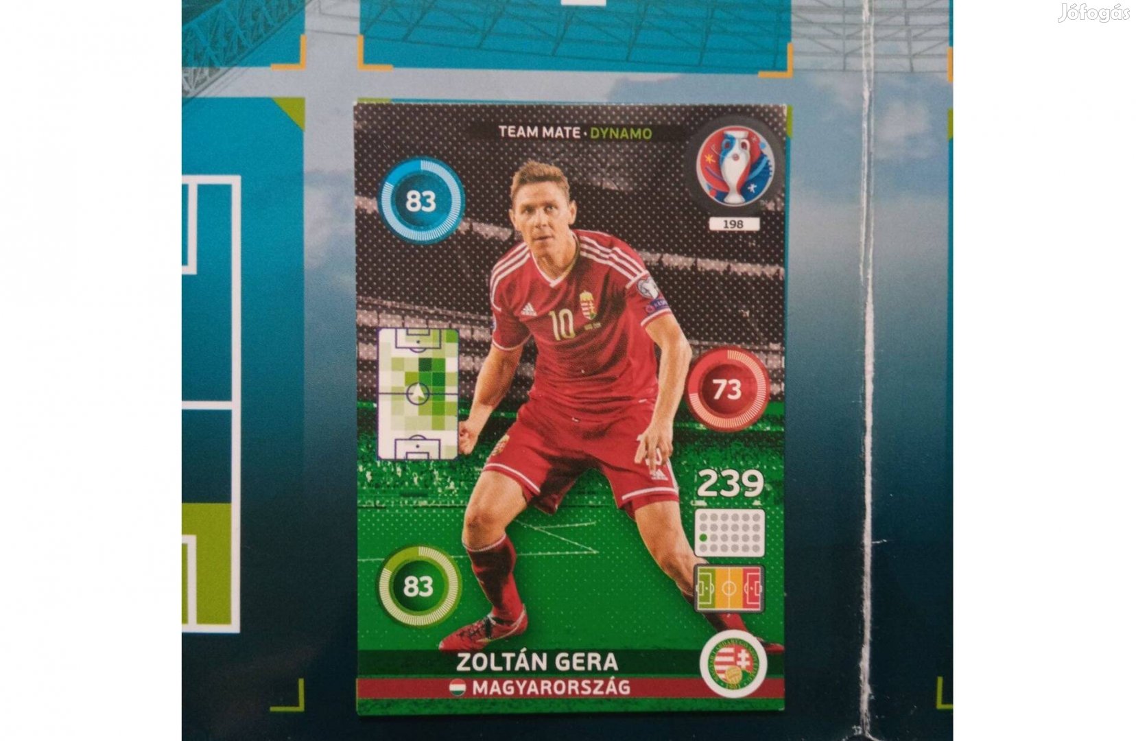 Gera Zoltán - Magyarország Panini UEFA Euro 2016 Adrenalyn kártya