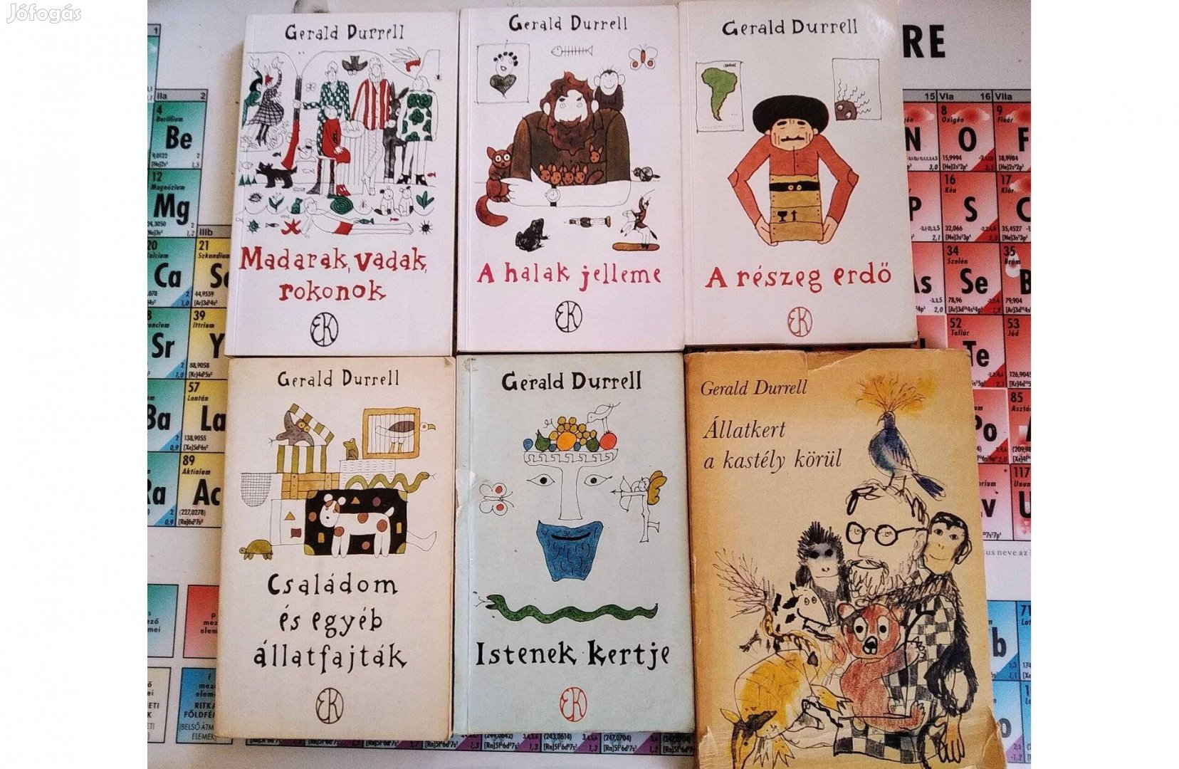 Gerald Durrel Könyvek Sok Kép