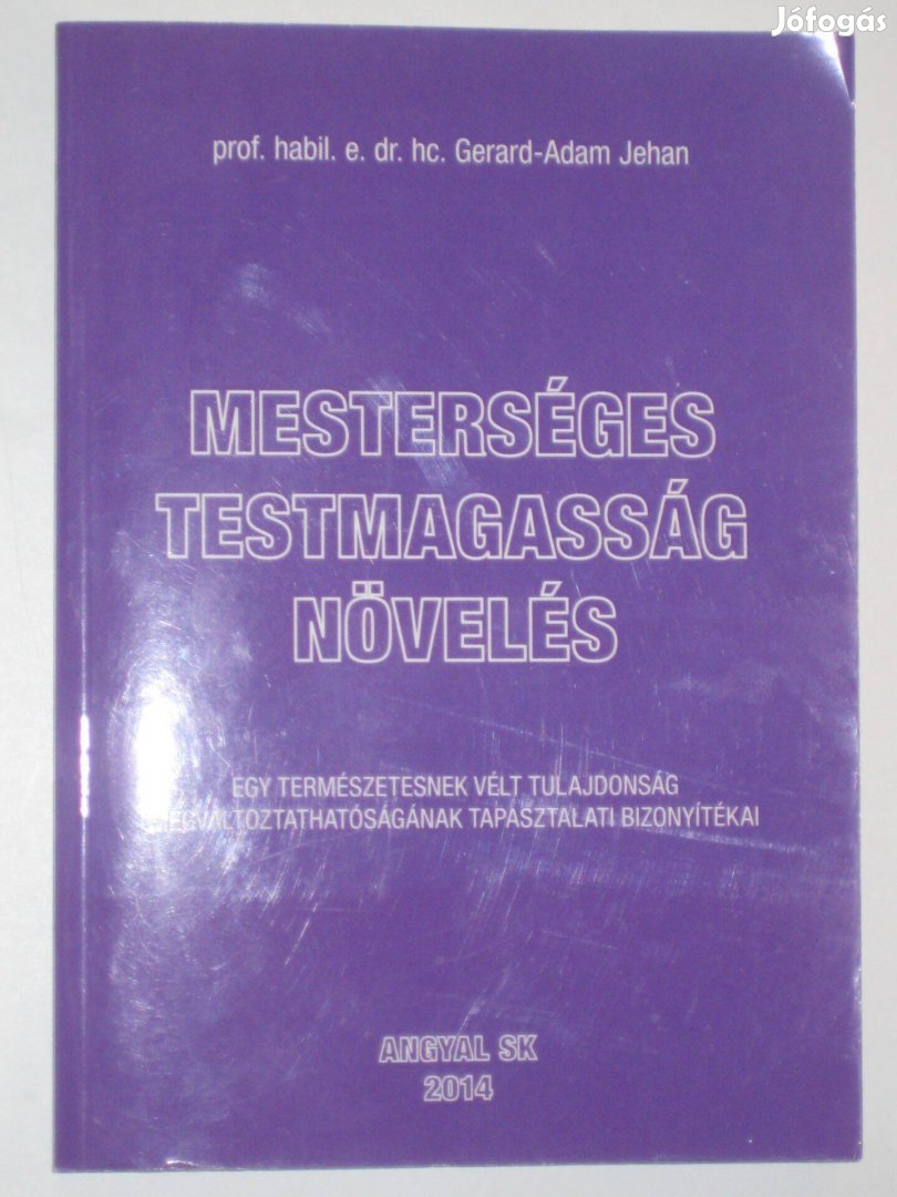 Gerard - Adam Jehan Mesterséges testmagasság növelés