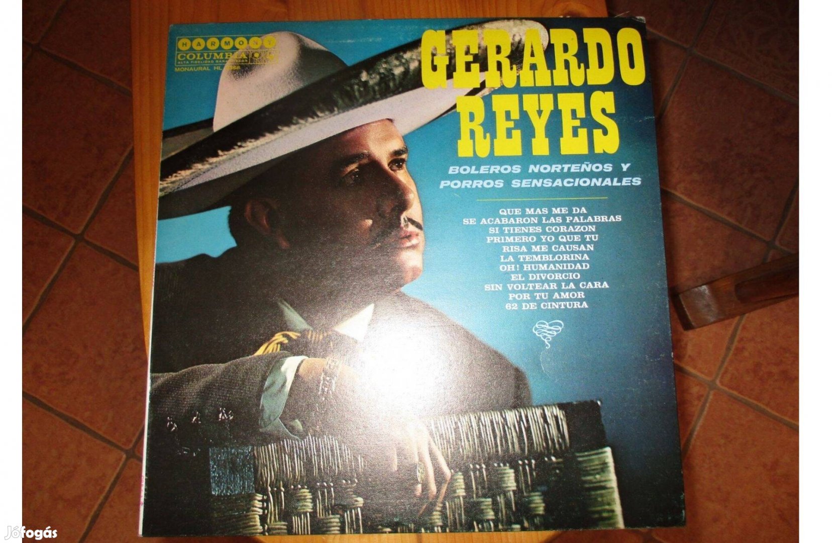 Gerardo Reyes bakelit hanglemez eladó