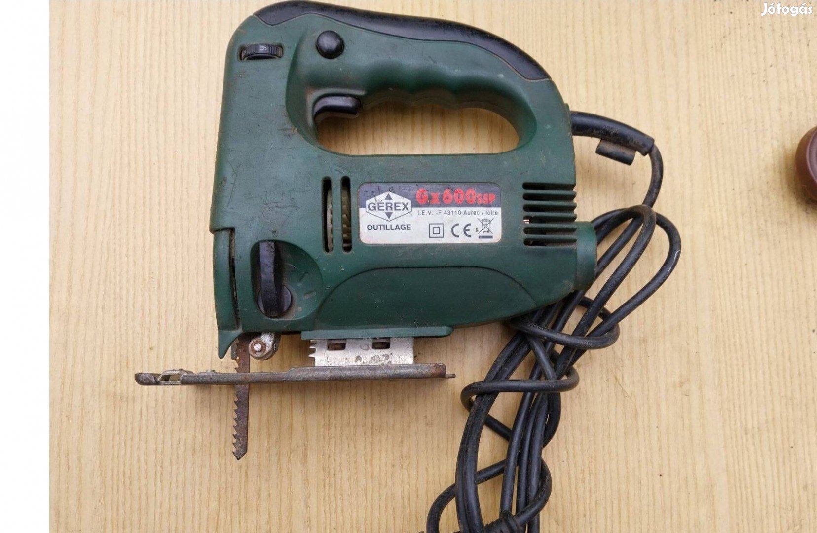 Gerex 600 W-s, fordulatszám szabályzós szúró fürész (dekopir) eladó !