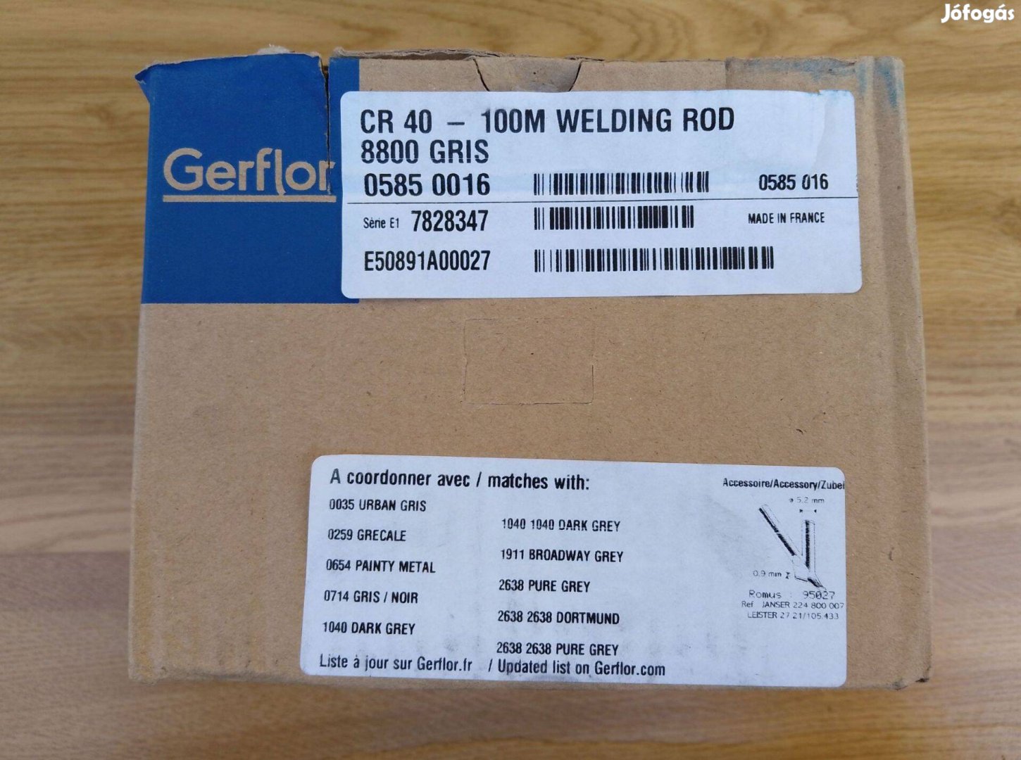 Gerflor CR40-100m welding rod for PVC floor