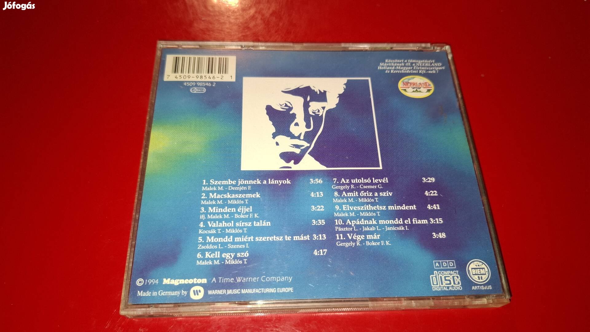 Gergely Róbert Arckép Cd 1994 Magneoton