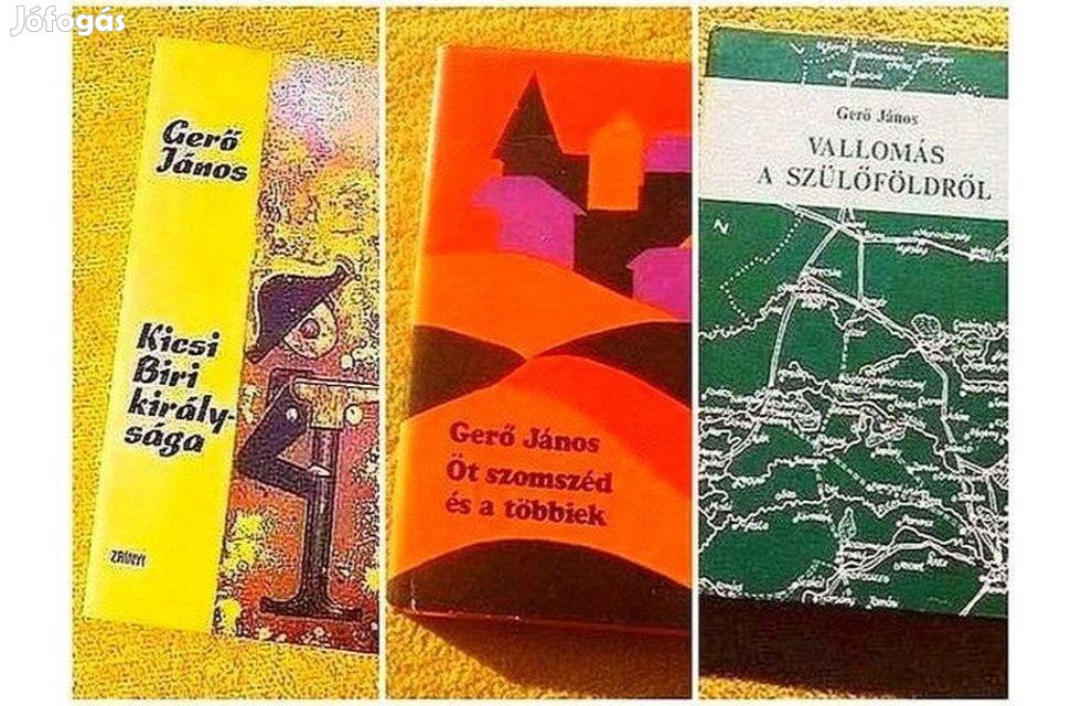 Gerő János könyvek - 3 kötet