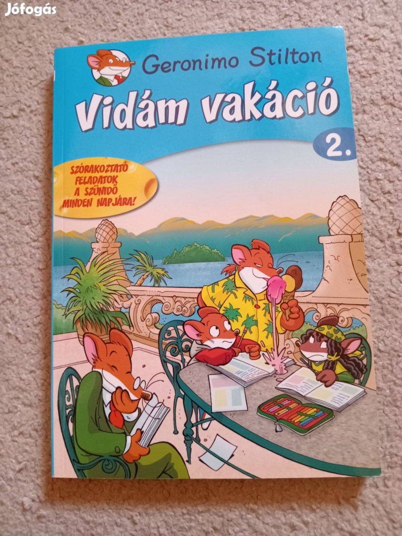 Geronimo Stilton Vidám vakáció 2. szünidei feladatos könyv