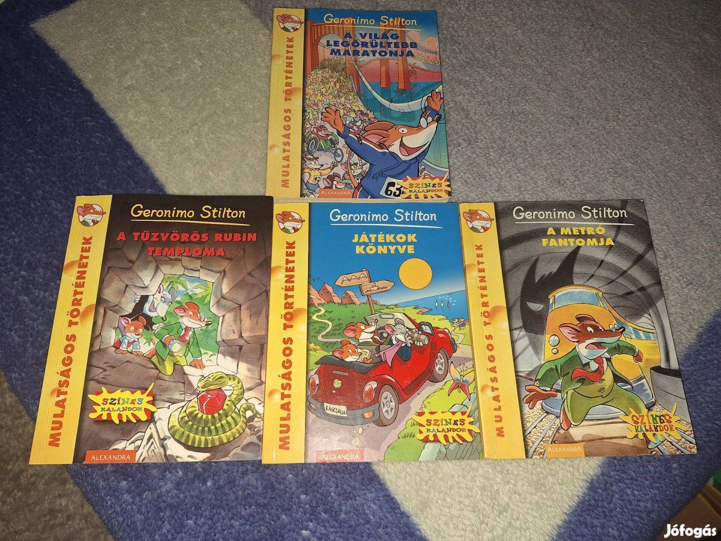 Geronimo Stilton 4 könyv egy csomagban