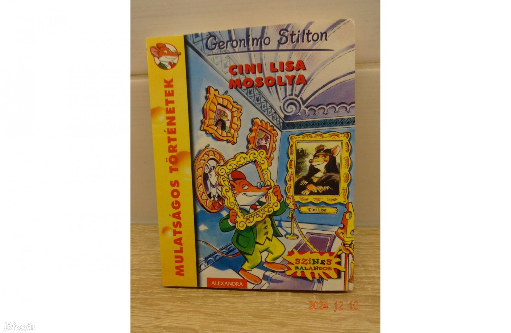 Geronimo Stilton: Cini LISA Mosolya - új állapotú mesekönyv