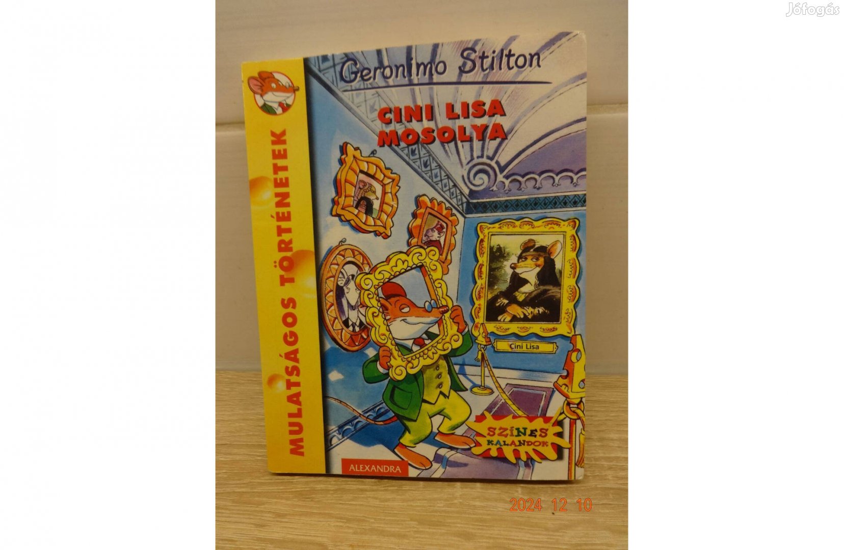 Geronimo Stilton: Cini Liza Mosolya - új állapotú mesekönyv