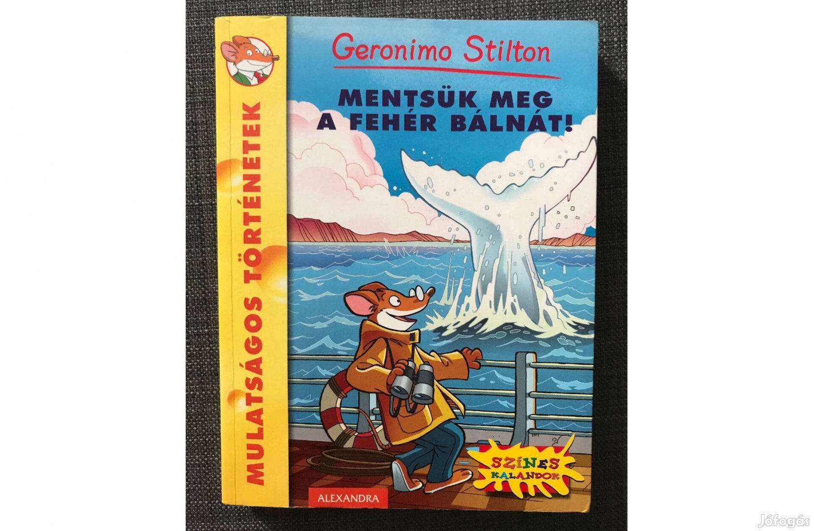 Geronimo Stilton: Mentsük meg a fehér bálnát! Mulatságos Történetek