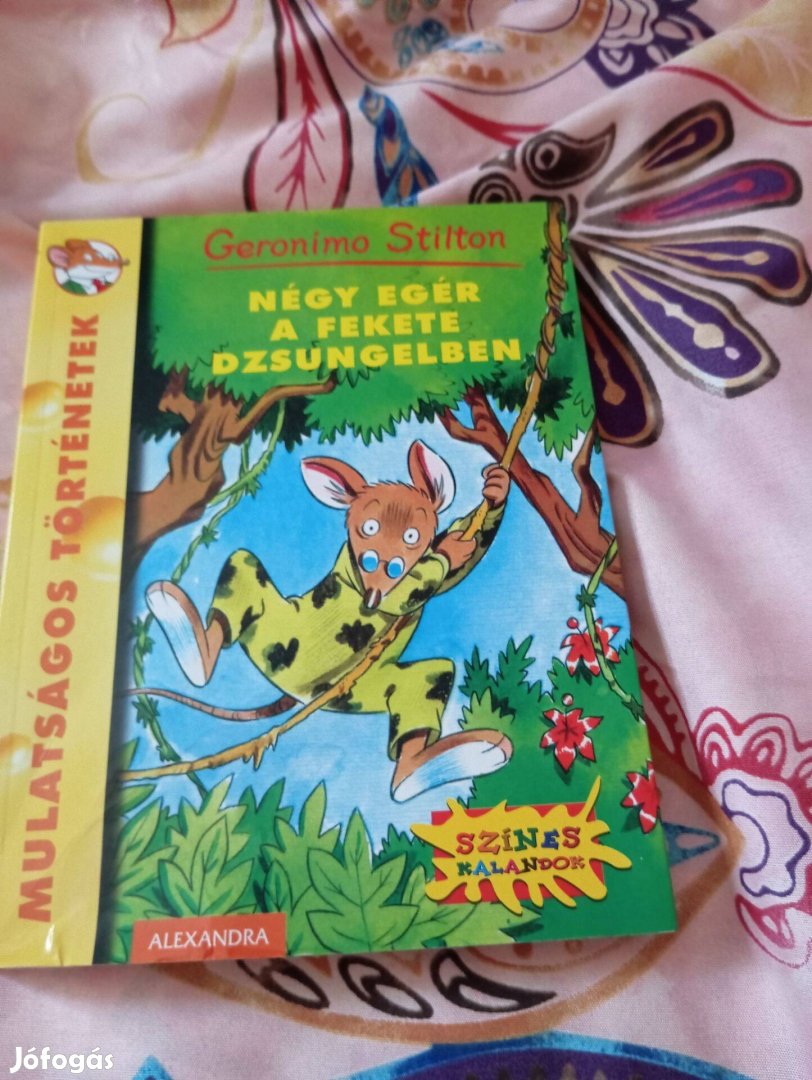 Geronimo Stilton: Négy egér a Fekete dzsungelben (Geronimo Stilton 7.)