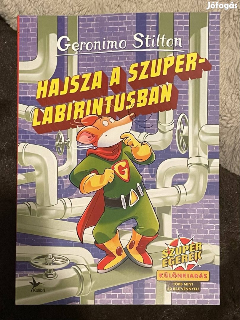 Geronimo Stilton - Hajsza a szuperlabirintusban gyermekkönyv