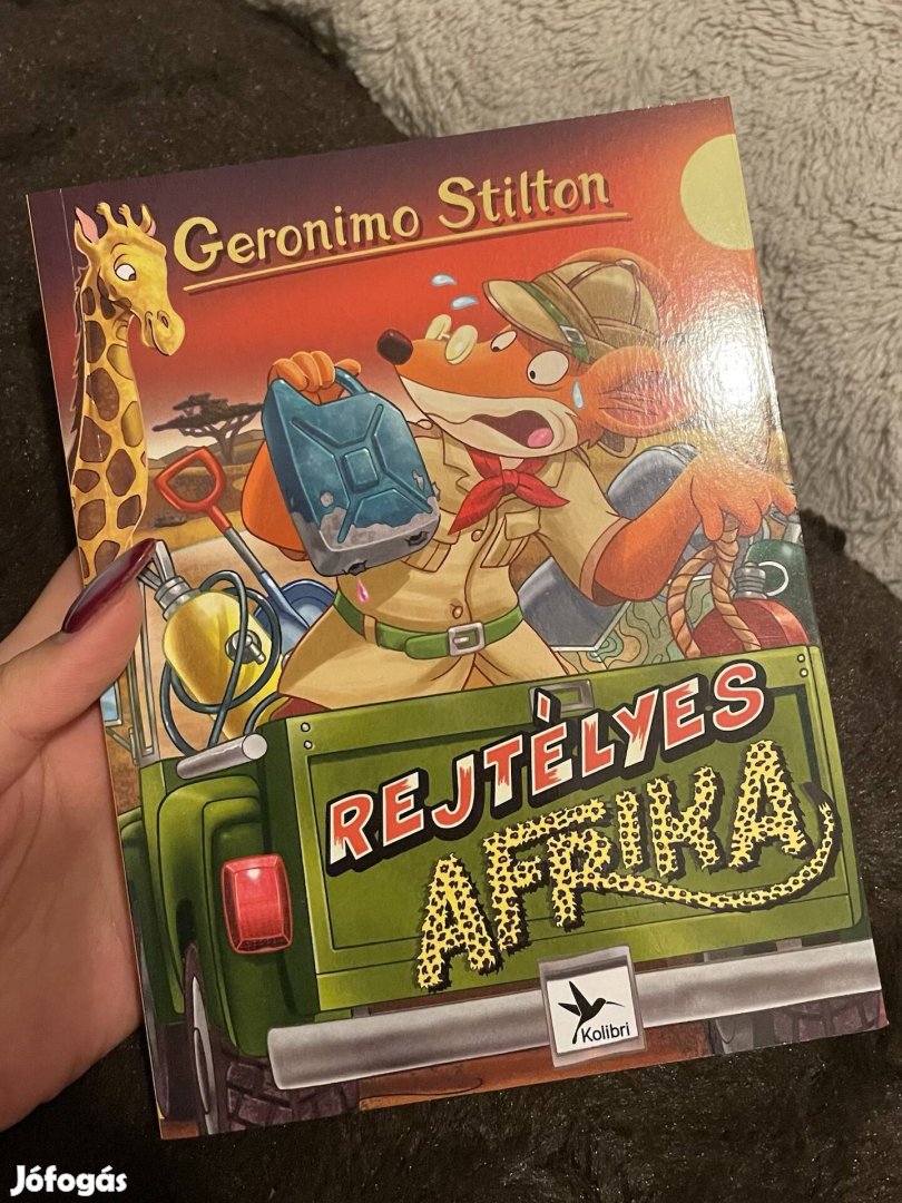 Geronimo Stilton - Rejtélyes Afrika gyermekkönyv