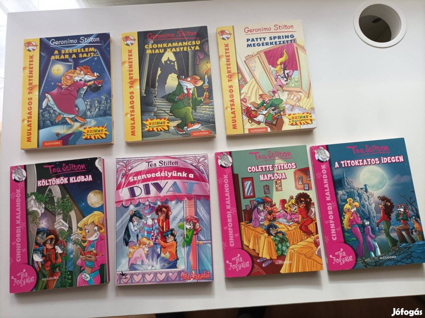 Geronimo Stilton és Tea Stilton könyvek eladók 