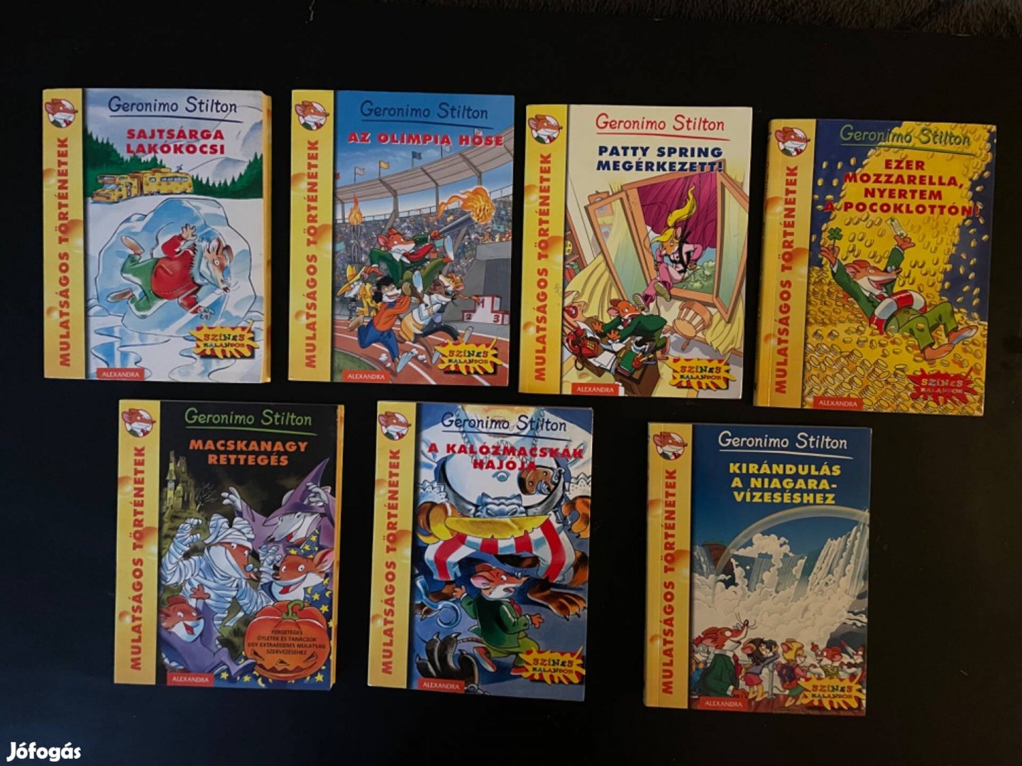 Geronimo Stilton könyvek