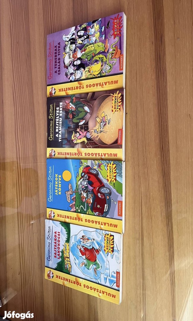 Geronimo Stilton könyvek 4db