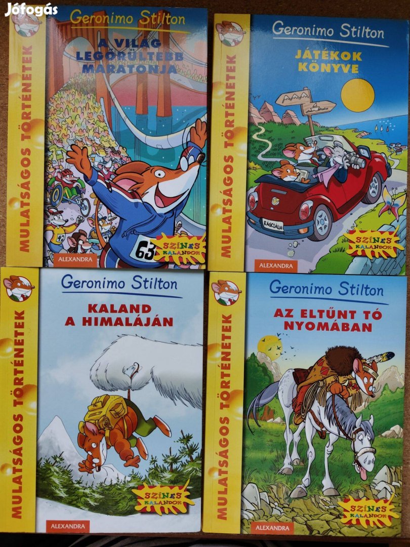 Geronimo Stilton könyvek