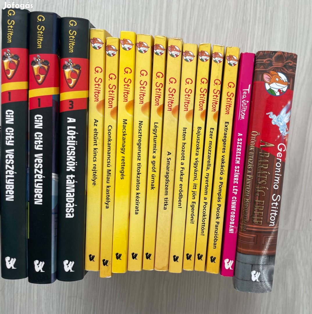 Geronimo Stilton könyvek eladóak!